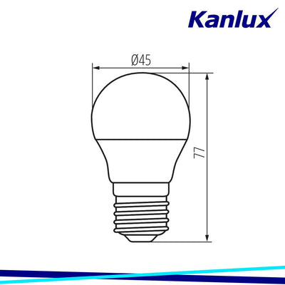 LAMPADINA LED BILO 4,9W E27-WW - KANLUX