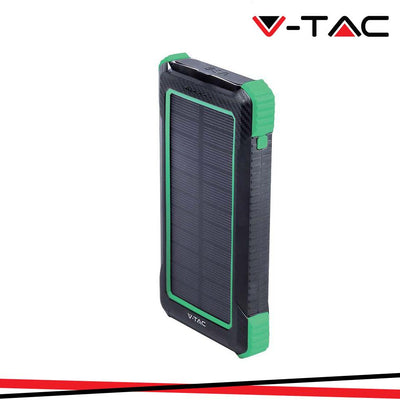 10000MAH SOLAR WIRELESS CHARGER POWER BANK-BLACK