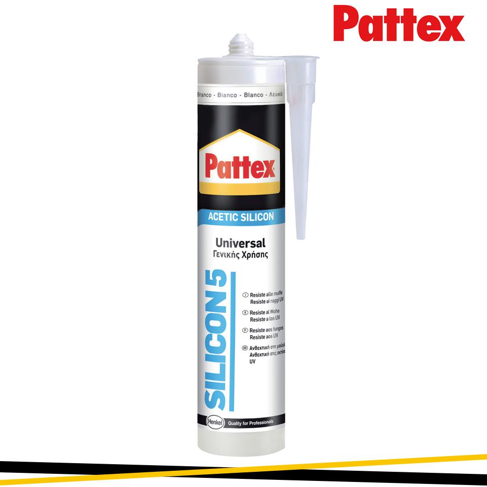 SILICONE 5 BIANCO 280ML PATTEX PRO