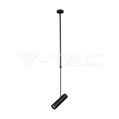 PORTAFARETTO LED A SOSPENSIONE GU10 CORPO IN ALLUMINIO NERO