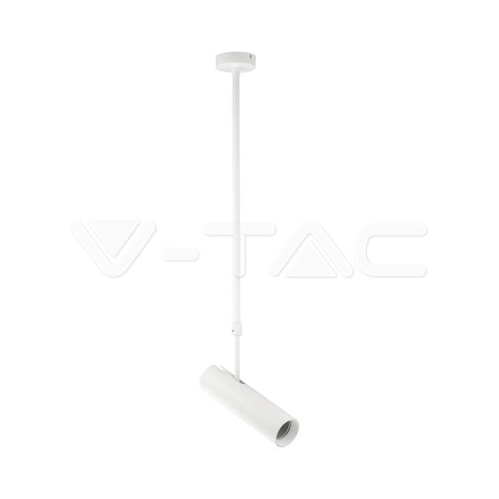 PORTAFARETTO LED A SOSPENSIONE GU10 CORPO IN ALLUMINIO BIANCO