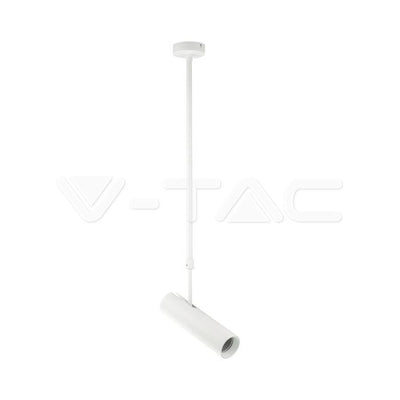 PORTAFARETTO LED A SOSPENSIONE GU10 CORPO IN ALLUMINIO BIANCO