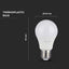 LED LAMPADINA SAMSUNG CHIP 10.5W E27 A58 PLASTICA 4000K