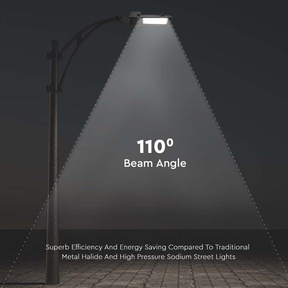 100W LED ARMATURA SOLARE SAMSUNG CHIP 6500K GREY BODY