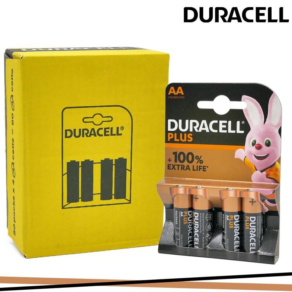 BATTERIE DURACELL PLUS STILO AA 1,5V 4PZ