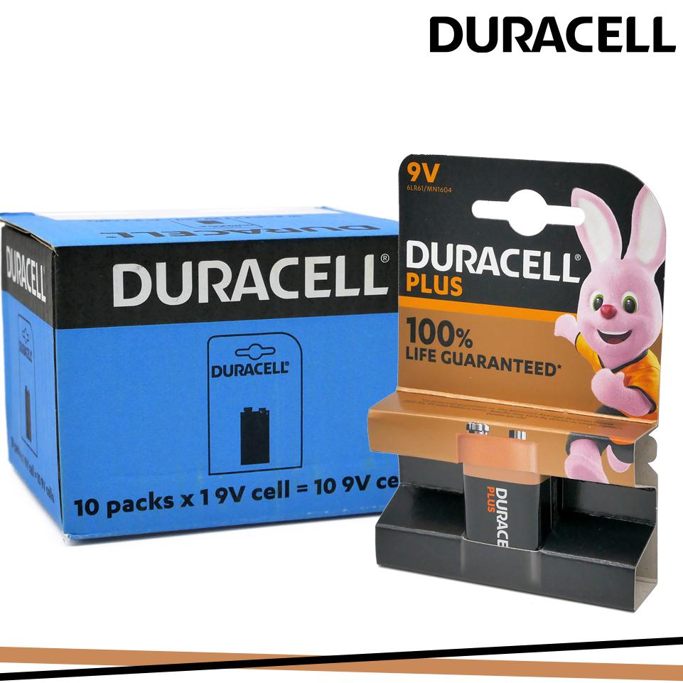 BATTERIE DURACELL PLUS 9V 1PZ MN1604