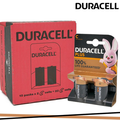 BATTERIE DURACELL PLUS C MEZZATORCIA 1,5V 2PZ MN1400