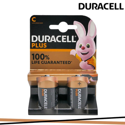 BATTERIE DURACELL PLUS C MEZZATORCIA 1,5V 2PZ MN1400