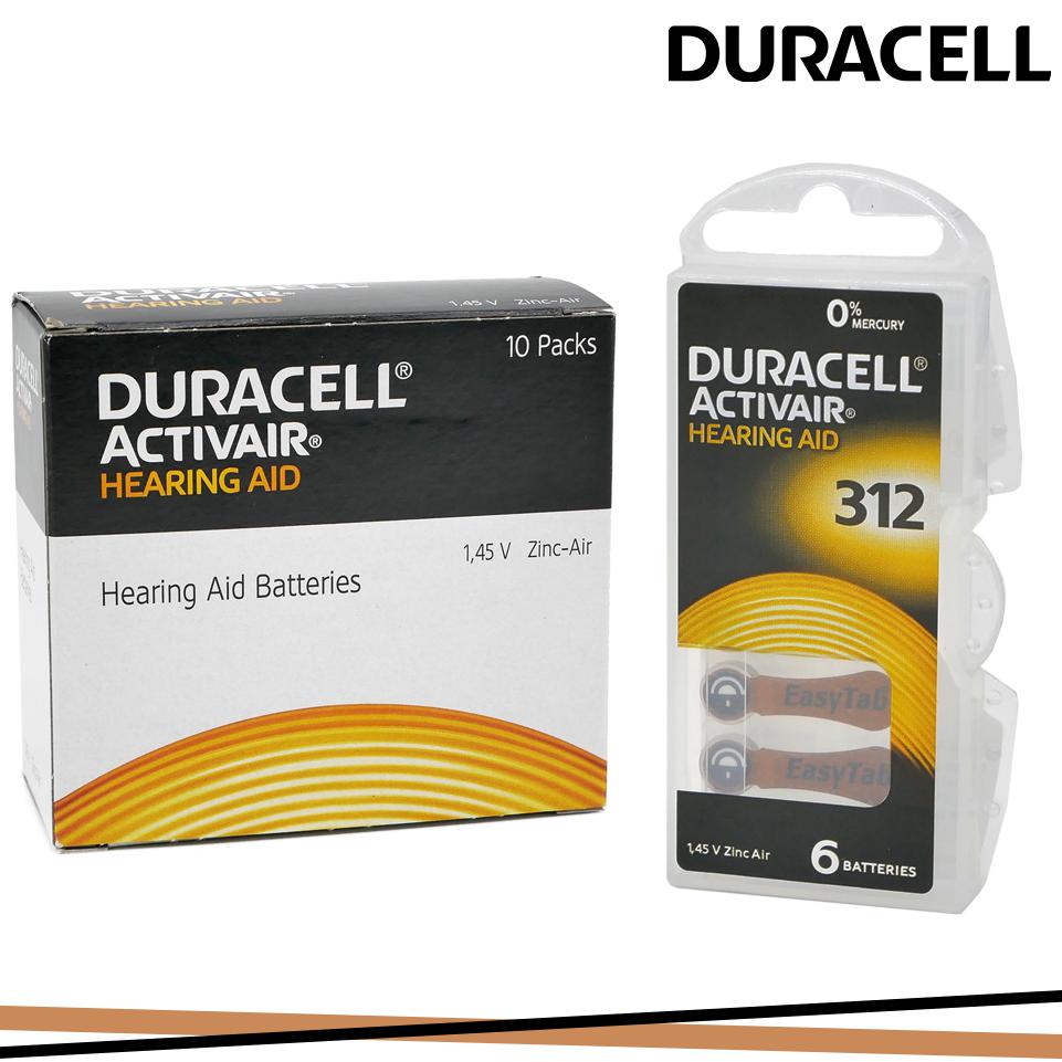 DURACELL PILA EASYTAB 312 ACUSTICA CONF. 6PZ