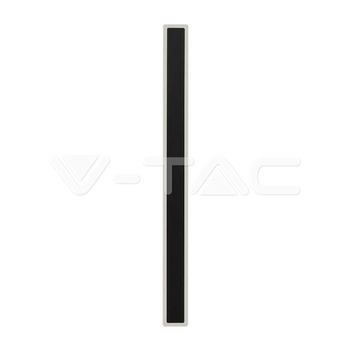 17W LAMPADA LED DA MURO COLORE NERO  3000K IP65