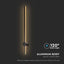 12W LAMPADA LED DA MURO COLORE NERO  3000K IP65