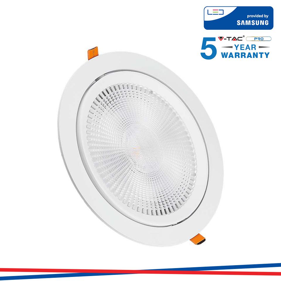 30W LED FARETTO DA INCASSO SAMSUNG CHIP 6400K