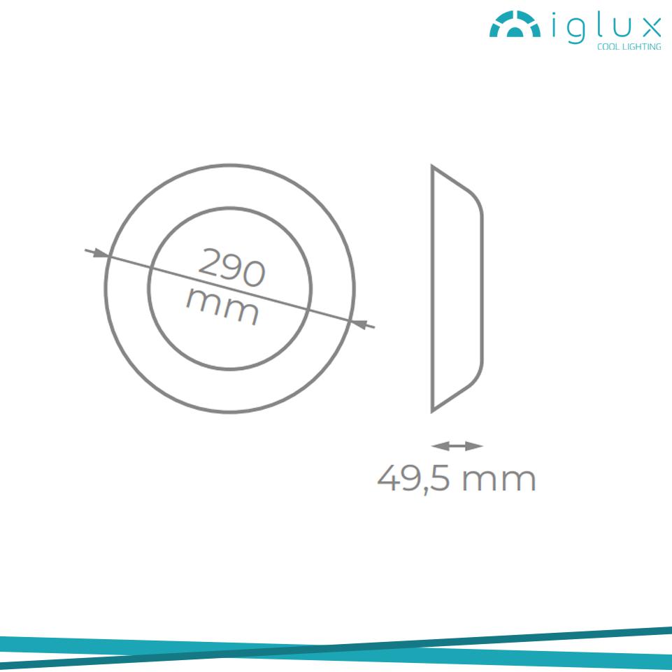 LAMPADA DA PISCINA SUPERFICIALE 18W RGB IP68 12V
