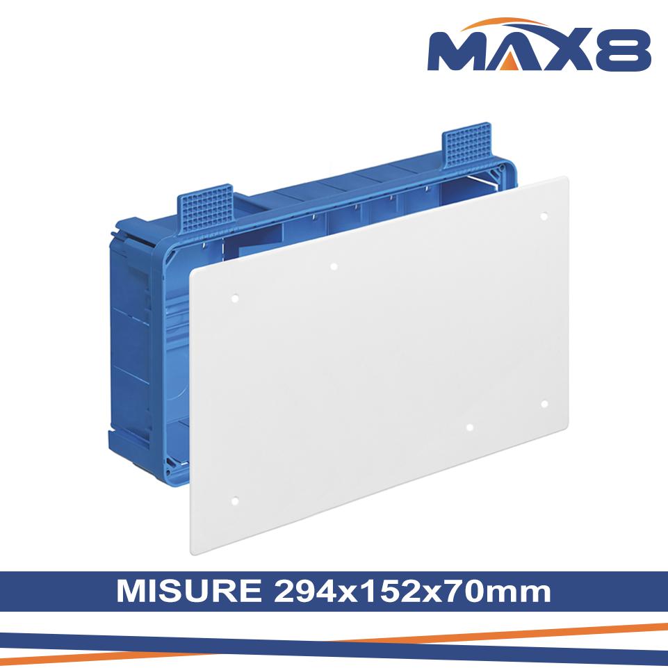 CASSETTA DI DERIVAZIONE DA INCASSO C/COPERCHIO 294X152X70MM