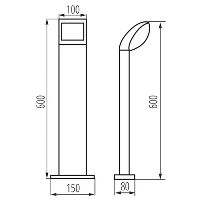 LAMPADA DA GIARDINO LED ABETE LED 60 GR - KANLUX