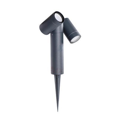 LAMPADA DA GIARDINO CON SORGENTE DI LUCE CAMBIABILE USTI SP 2X7 GR - KANLUX