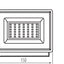 PROIETTORE A LED GRUN NV LED-30-B - KANLUX