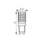 LAMPADINA LED ZUBI LED 4W G9-WW - KANLUX