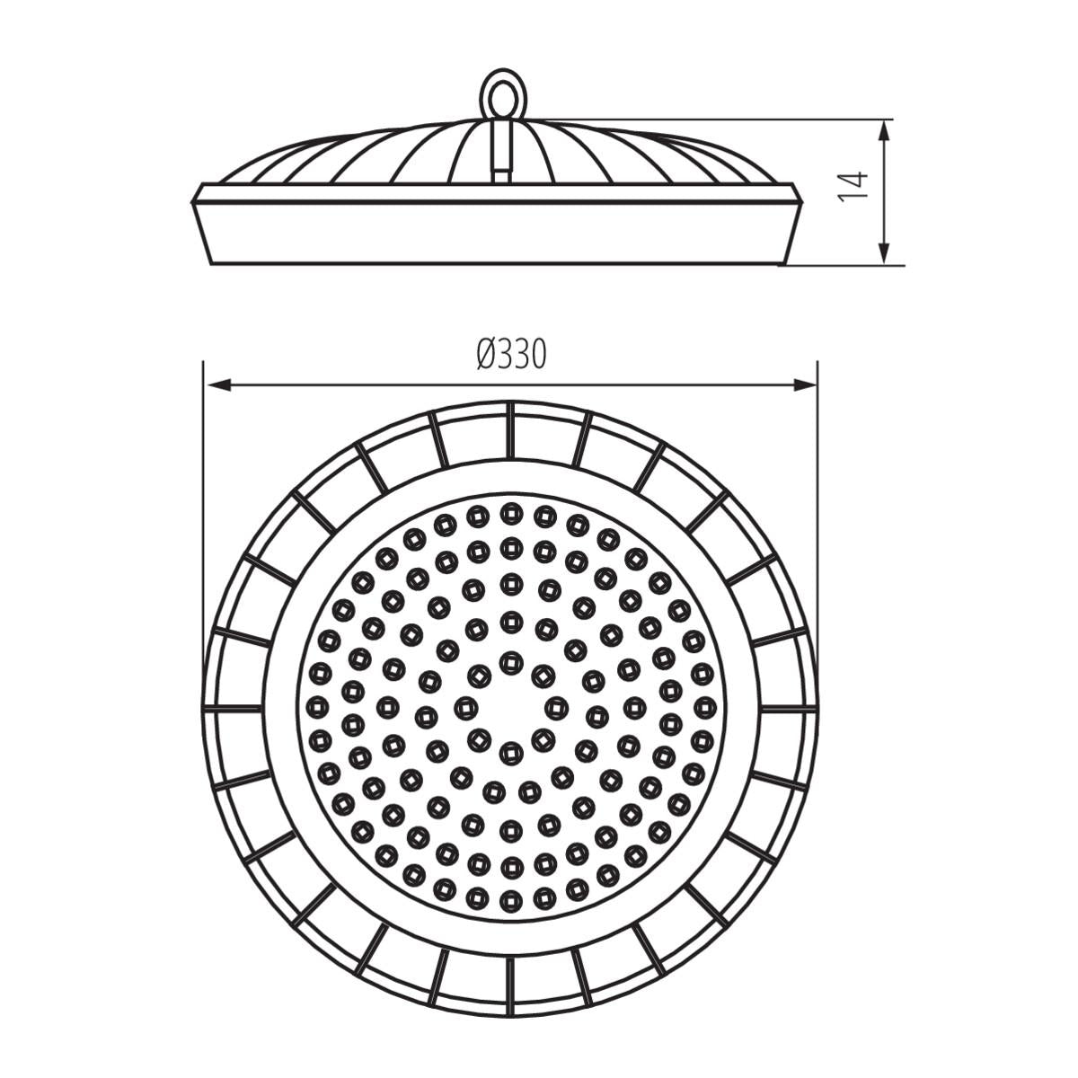 LAMPADA LED HIGH BAY HB UFO LED 200W-NW - KANLUX
