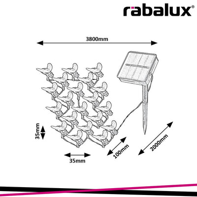 BOBUS,OUTD.SOLAR, LED0,06W, L380CM