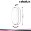 HORT,OUTD.WALL LED 15W BLACK 4000K OVAL IP54