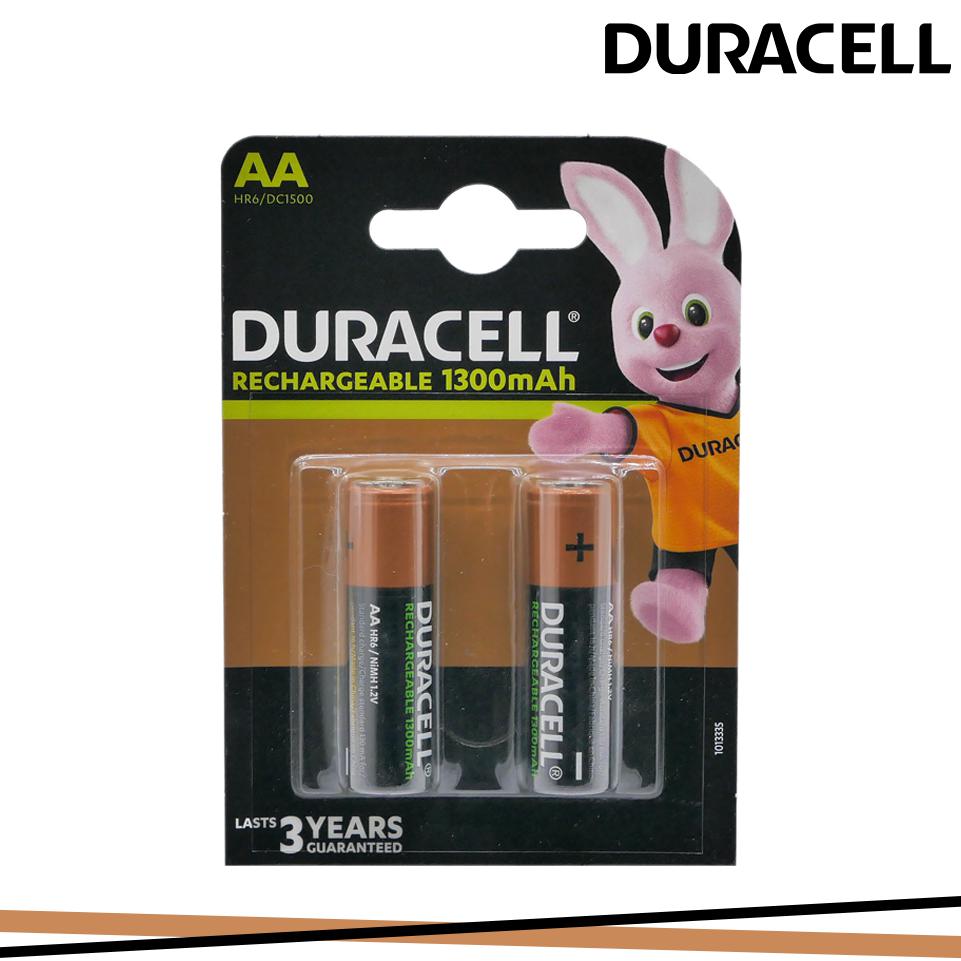 BATTERIE DURACELL RICARICABILE AA STILO 1300MAH BLISTER 2PZ