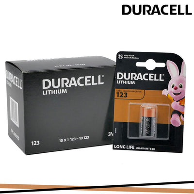 BATTERIA DURACELL PILA LITHIUM CR123 BLISTER 1PZ