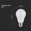LED LAMPADINA SAMSUNG CHIP 10.5W E27 A58 PLASTICA 6500K