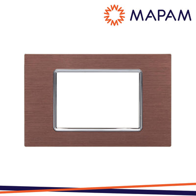 PLACCA ALLUMINIO 8003LL-6 T1 3P BRONZO LIV ART