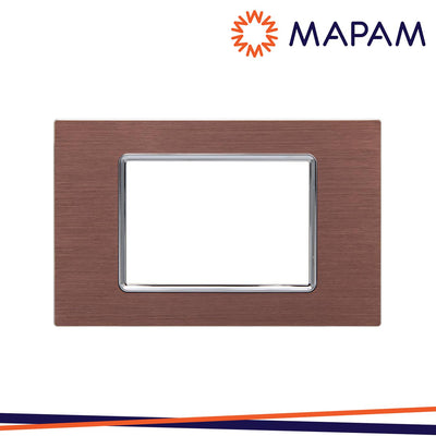 PLACCA ALLUMINIO 8003LL-6 T1 3P BRONZO LIV ART