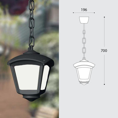 SICAR/ROBY PENDENTE OPAL NERO  E27