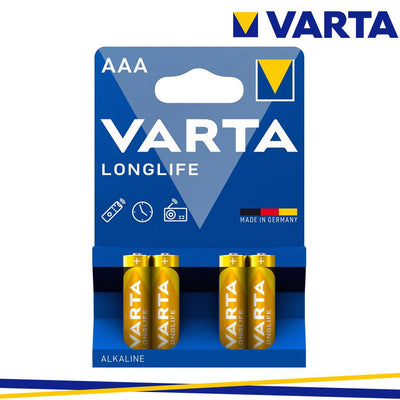 MINISTILO AAA LONGLIFE BLISTER4PZ ALCALINA VARTA