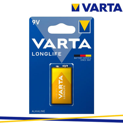 9V LONG LIFE ALCALINE VARTA