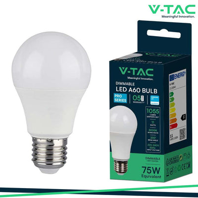 LED LAMPADINA SAMSUNG CHIP 12W E27 A60 DIMMABLE   3000K