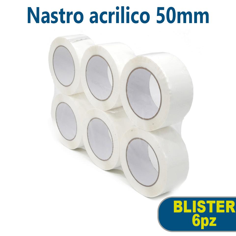 NASTRO ACRILICO BIANCO 50MMX132YD SILENZIOSO