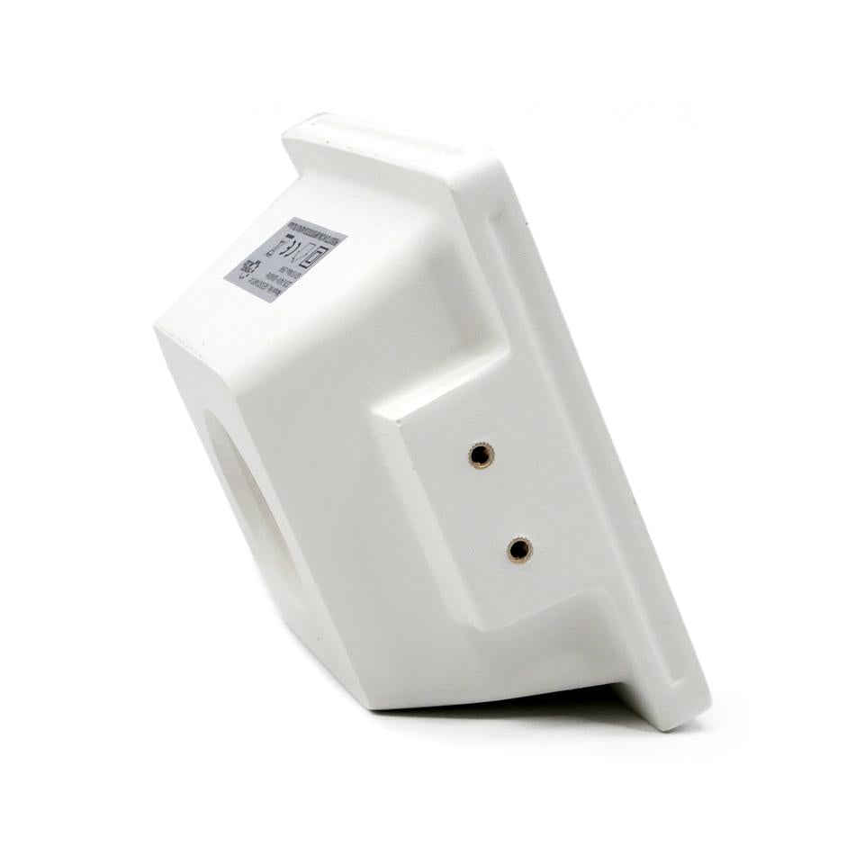 PORTAFARETTO INCASSO IN GESSO QUADRATO C/VETRO GU10 INCLUSA