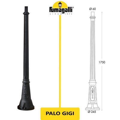 PALO GIGI 175MT NERO