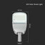 LED ARMATURA STRADALE  SAMSUNG CHIP 50W CORPO BIANCO 4000K