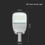 LED ARMATURA STRADALE  SAMSUNG CHIP 50W CORPO BIANCO 4000K