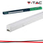 V-TAC PRO PLAFONIERA LED CHIP SAMSUNG LINEARE 7W 60CM RACCORDABILE CON INTERRUTTORE 4000K