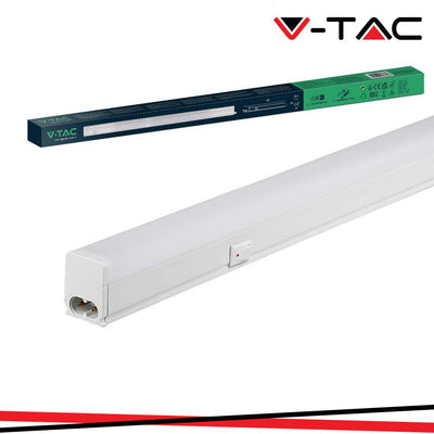 V-TAC PRO PLAFONIERA LED CHIP SAMSUNG LINEARE 7W 60CM RACCORDABILE CON INTERRUTTORE 4000K
