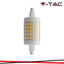 LED LAMPADINA PLASTICA 7W R7S 78MM 6500K