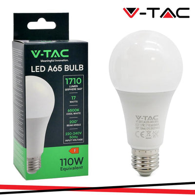 LED LAMPADINA 17W A65 E27 TERMOPLASTICA 6400K