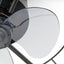 CADMUS, INDOOR BLACK METAL CEILING LAMP, E27 3XMAX35W, D48CM