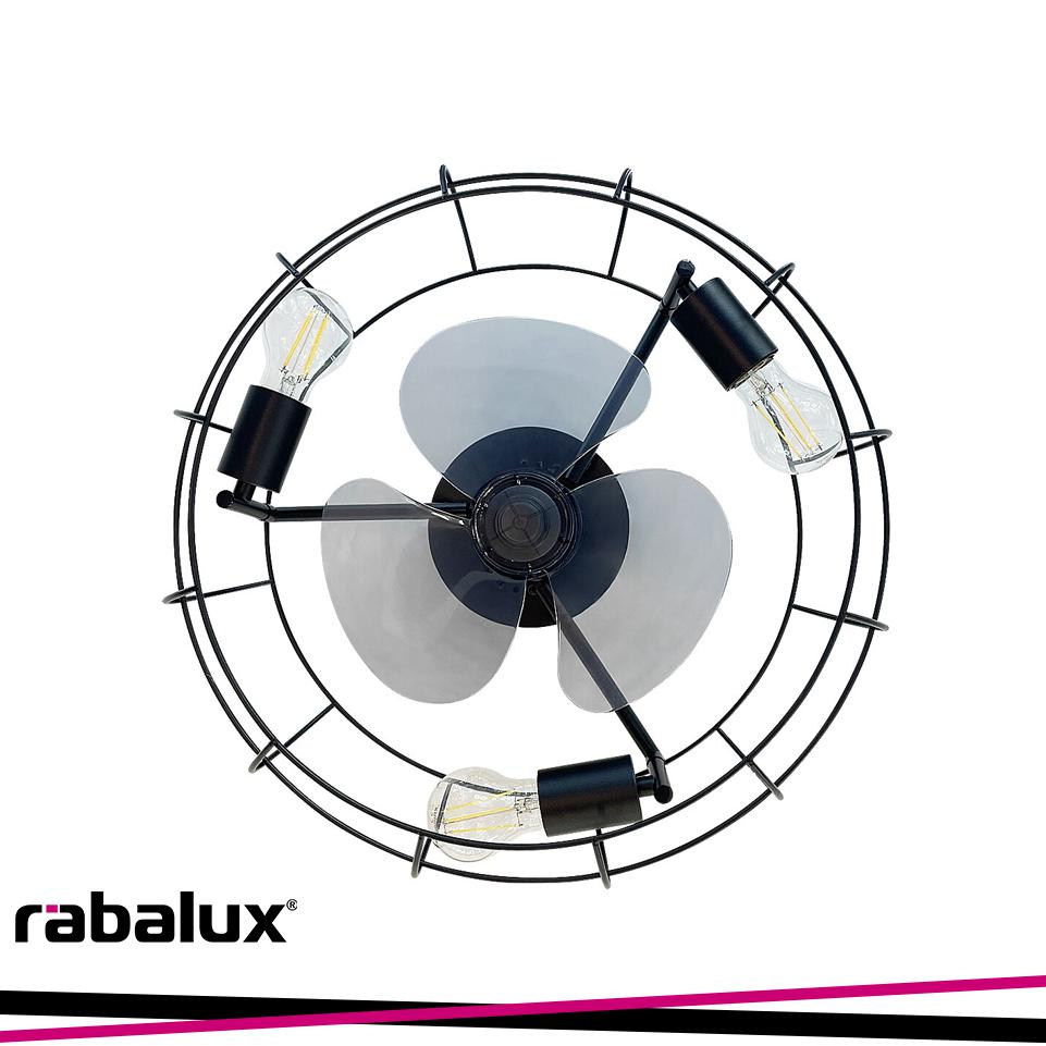 CADMUS, INDOOR BLACK METAL CEILING LAMP, E27 3XMAX35W, D48CM
