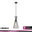 LEANDROS, INDOOR MATTE BLACK METAL PENDANT LAMP, E27 1XMAX 6