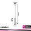 ZURIEL, INDOOR SATIN CHROME METAL PENDANT LAMP, E27 1XMAX40W