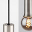ZURIEL, INDOOR SATIN CHROME METAL PENDANT LAMP, E27 1XMAX40W