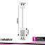 CALLUM, INDOOR PENDANT LAMP, METAL/WOOD LAMP WITH BLACK META