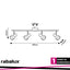 KONRAD, INDOOR CEILING LAMP, MATTE BLACK METAL LAMP WITH SIL